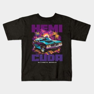 Exotic Hemi Cuda Kids T-Shirt